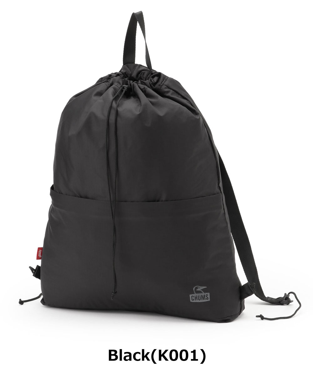CHUMS チャムス Packable Knapsack パッカブルナップサック CH60-4217 ナップサック リュック 軽量 パッカブル 折りたたみ 10L サブバッグ アウトドア 旅行 | CHUMS | 01