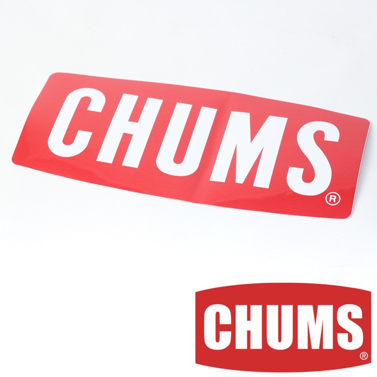 チャムス ステッカー 車 CHUMS 特大 チャムスロゴ ラージ 特大 Sticker CHUMS Logo Large CH62-1058