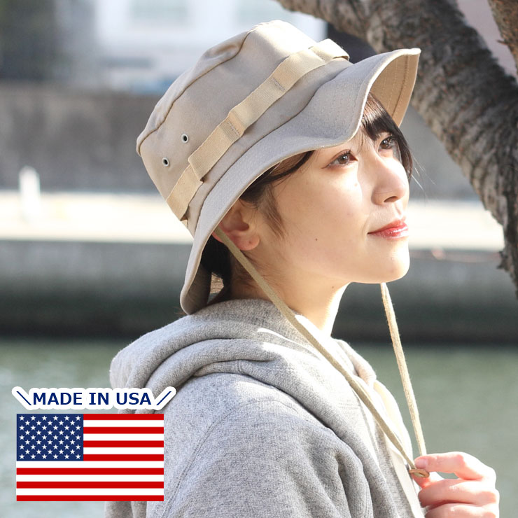 アメリカ製 バケットハット 帽子 US MADE BOONIE HAT US メイド