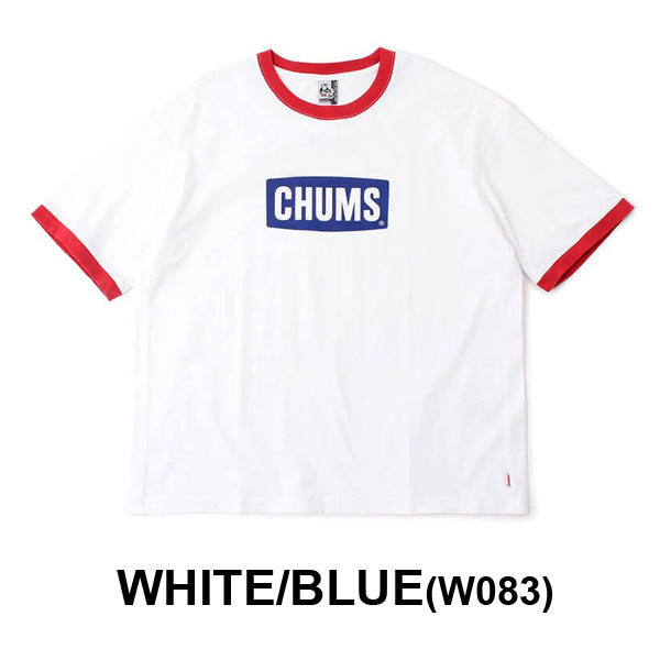 リンガー Tシャツ ロゴ メンズ 半袖 チャムス CHUMS オーバーサイズドリンガーロゴTシャツ ...