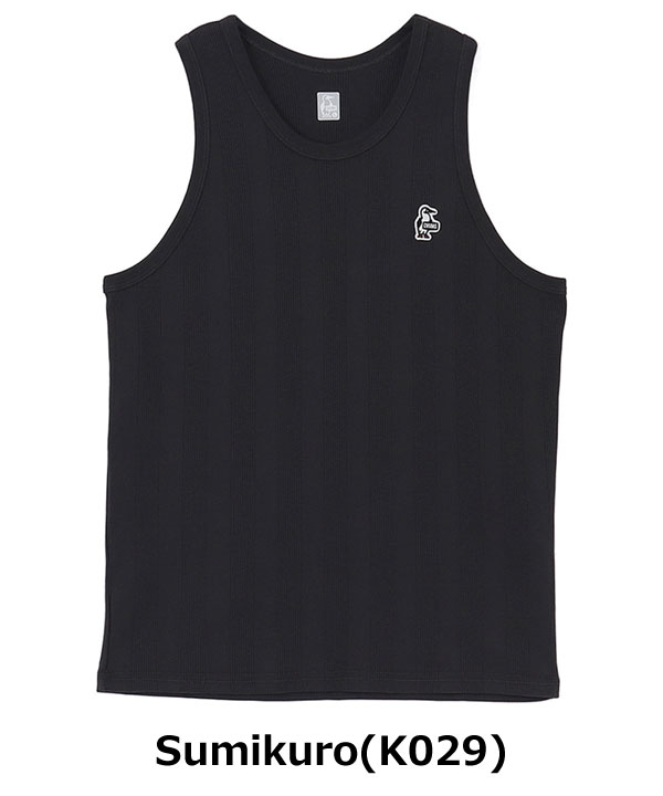 タンクトップ メンズ レディース 春夏 CHUMS チャムス ストレイタムリブタンクトップ CH01-2734 リブ ノースリーブ レイヤード | CHUMS | 03