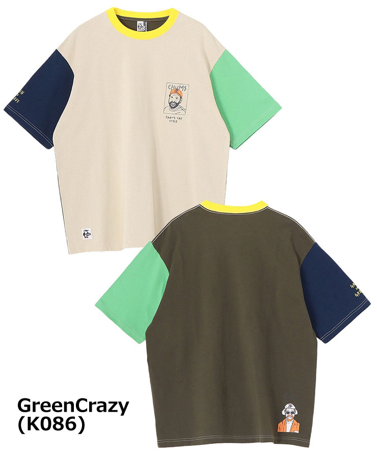 Tシャツ メンズ レディース 春夏 CHUMS チャムスブラザーズTシャツ CH01-2747 半袖 オーバーサイズ コットン カジュアル | CHUMS | 01