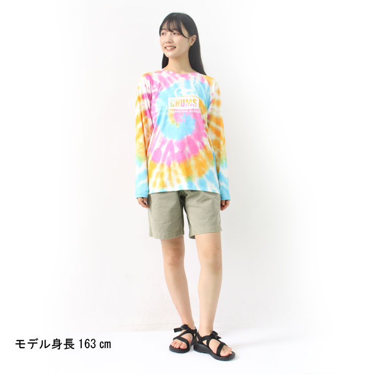 チャムス CHUMS スプラッシュブービー フェイスロングスリーブTシャツ レディース ラッシュガード カジュアル CH11-2541 CHUMS チャムス ラッシュガード 長袖 レディース スプラッシュ