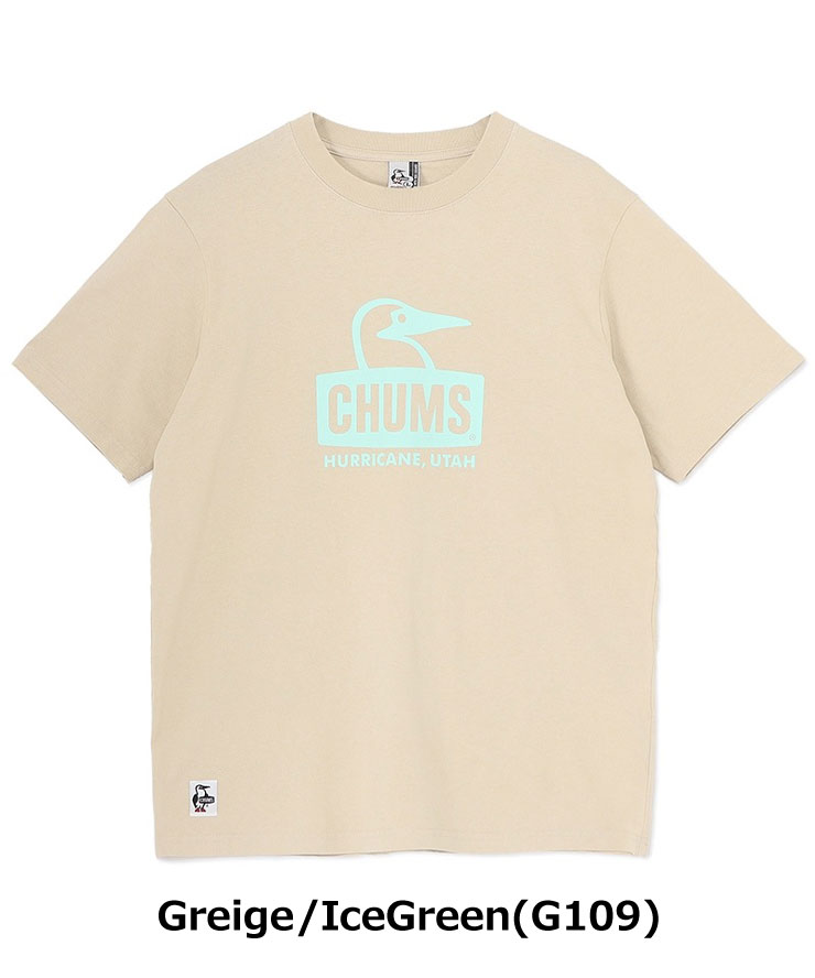 Tシャツ レディース 春夏 CHUMS チャムス ブービーフェイスTシャツ CH01-2736 半袖 コットン カットソー Lサイズ | CHUMS | 01