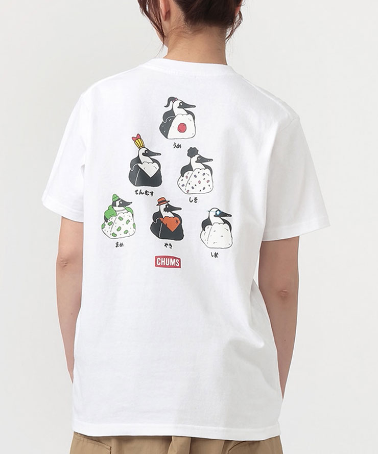 CHUMS Booby Onigiri Friends T-Shirt ブービーオニギリフレンズTシャツ CH01-2743 CH11-2743 women's 画像3