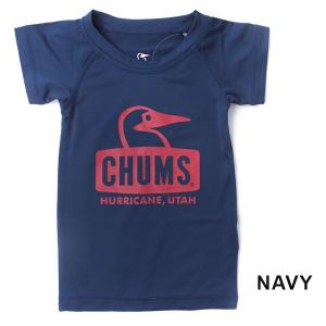 チャムス CHUMS Kid&apos;s Rash Guard Booby Face T-shirt キッズ...