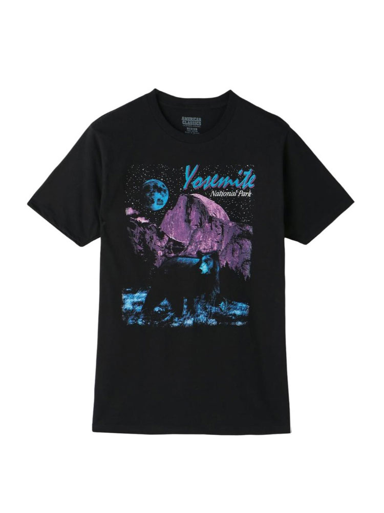 VARIOUS PRINTS NATIONAL PARKS "YOSEMITE" TEE メンズ 半袖 Tシャツ 春夏 プリントTシャツ グラフィックTシャツ コットン100％ ヨセミテ国立公園 アウトドア | protocol | 01