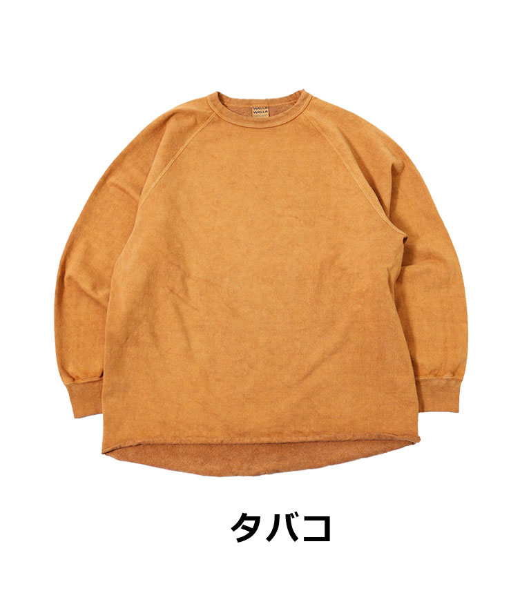 ワラワラスポーツ 公式 スウェット ラグラン 13oz トレーナー メンズ 厚手 WALLA WALLA SPORT キャンプ  WW030205 | WALLA WALLA SPORT | 05