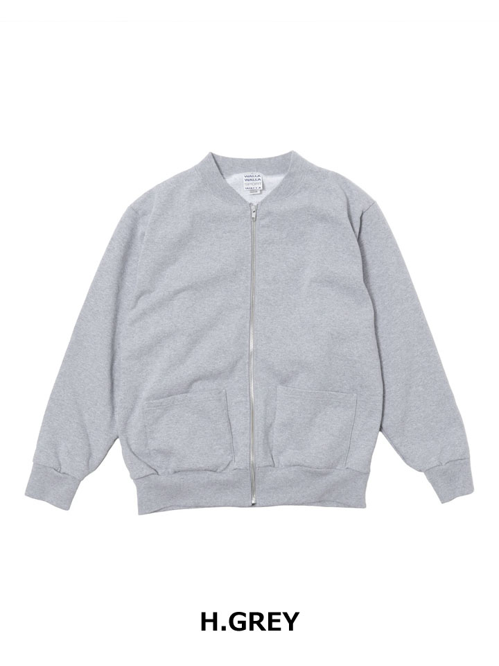 WALLA WALLA SPORT ワラワラスポーツ 13oz FULL ZIP CREW CARDIGAN フルジップクルーカーディガン WW030256 スウェット カーディガン 日本製 USAコットン | WALLA WALLA SPORT | 03