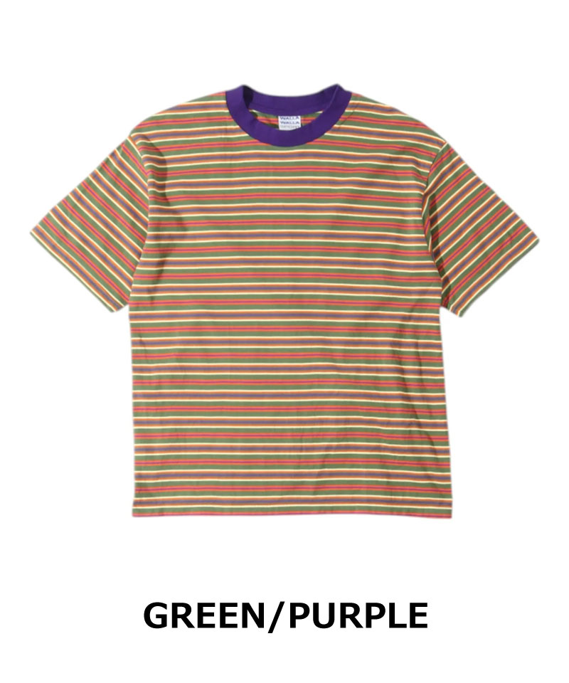 WALLA WALLA SPORT ワラワラスポーツ Tシャツ メンズ 半袖 S/S STRIPE TEE ショートスリーブ ストライプTシャツ 春夏 ボーダー カジュアル コットン | WALLA WALLA SPORT | 04