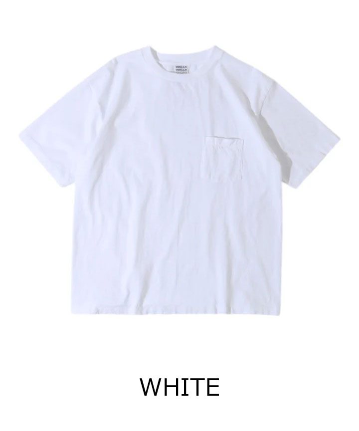 WALLA WALLA SPORT ワラワラスポーツ Tシャツ メンズ 半袖 ポケットT 6oz 無地 綿100% USA製 チューブT カジュアル WW040094 | WALLA WALLA SPORT | 01