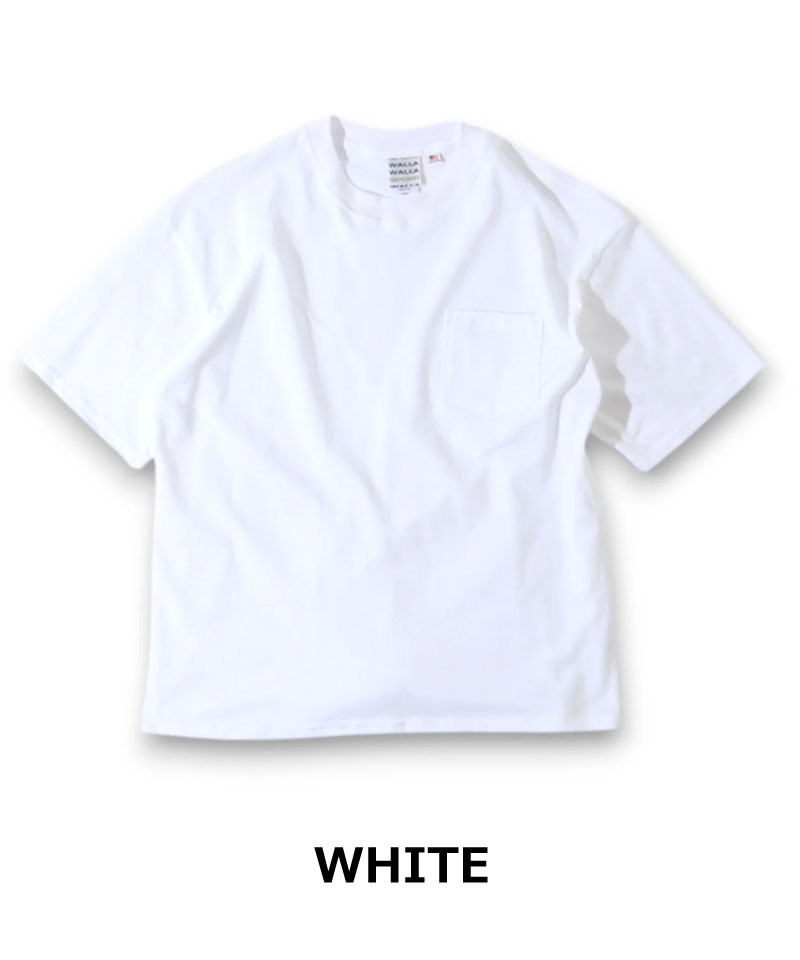 WALLA WALLA SPORT ワラワラスポーツ Tシャツ メンズ 半袖 U.S. MADE BIRDSEYE MESH POCKET TEE 春夏 USA製 メッシュ ポケットTシャツ 通気性 コットン | WALLA WALLA SPORT | 01