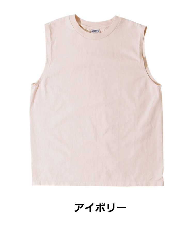 WALLA WALLA SPORT ワラワラスポーツ 9ozチューブスリーブTee ノースリーブ タンクトップ メンズ レディース 大きいサイズ 春 夏 春夏 | WALLA WALLA SPORT | 02