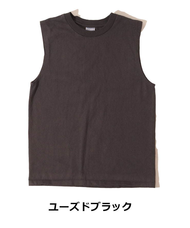 WALLA WALLA SPORT ワラワラスポーツ 9ozチューブスリーブTee ノースリーブ タンクトップ メンズ レディース 大きいサイズ 春 夏 春夏 | WALLA WALLA SPORT | 04