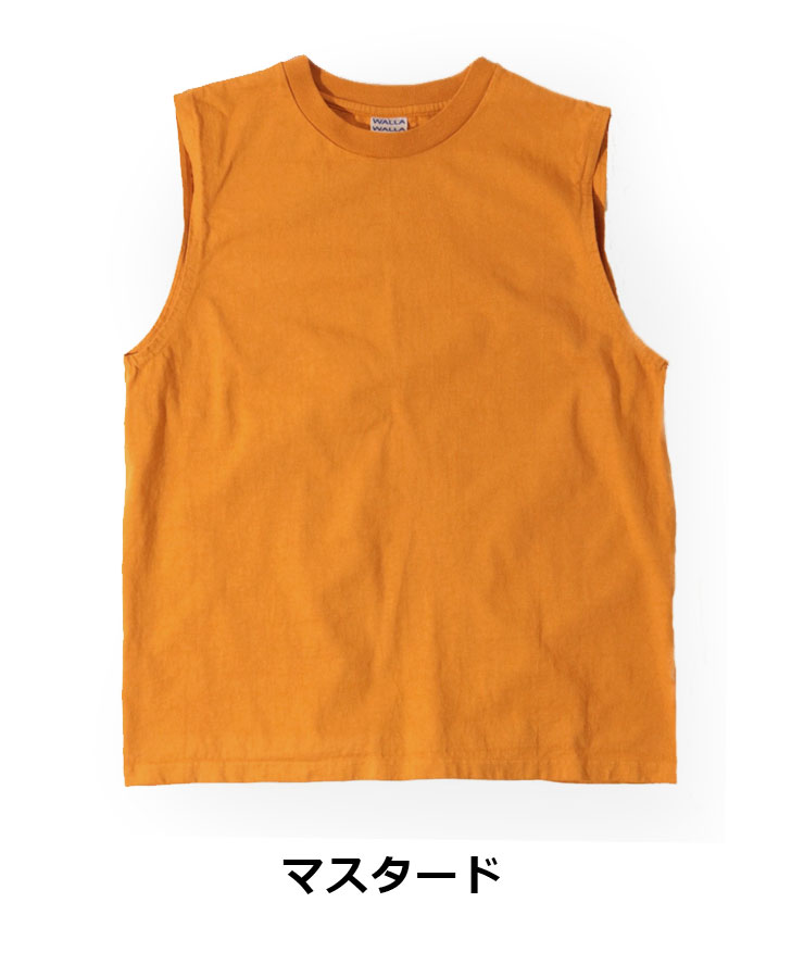 WALLA WALLA SPORT ワラワラスポーツ 9ozチューブスリーブTee ノースリーブ タンクトップ メンズ レディース 大きいサイズ 春 夏 春夏 | WALLA WALLA SPORT | 06