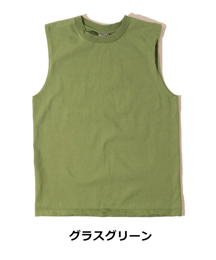 WALLA WALLA SPORT ワラワラスポーツ 9ozチューブスリーブTee ノースリーブ タンクトップ メンズ レディース 大きいサイズ 春 夏 春夏 | WALLA WALLA SPORT | 08