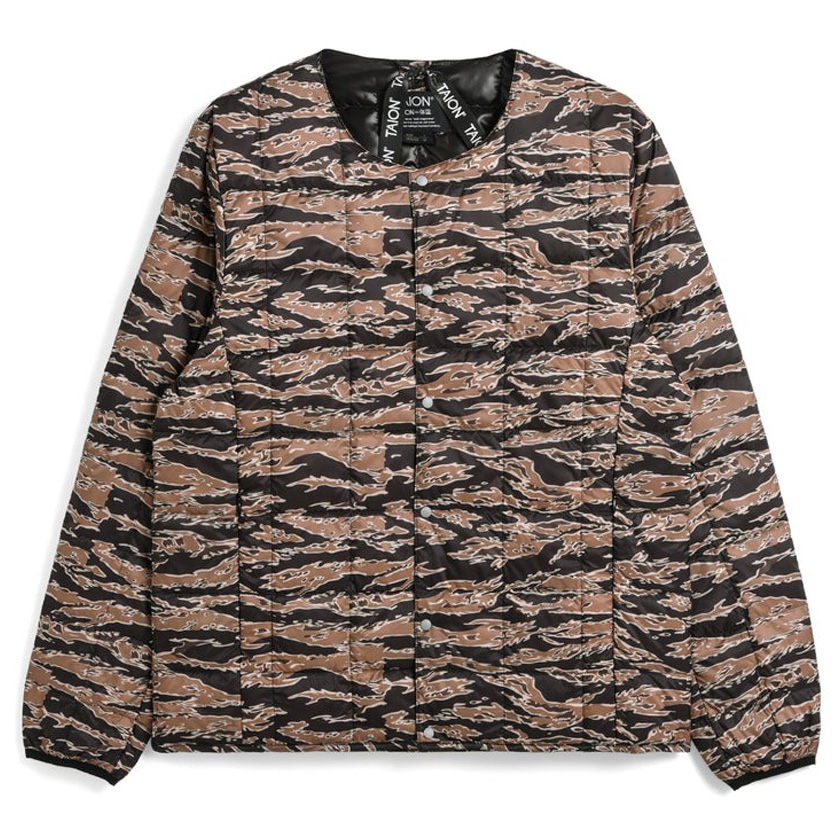 taion タイオン ベーシッククルーネック インナーダウンジャケット メンズ TAION-104 秋 冬 | TAION | 09