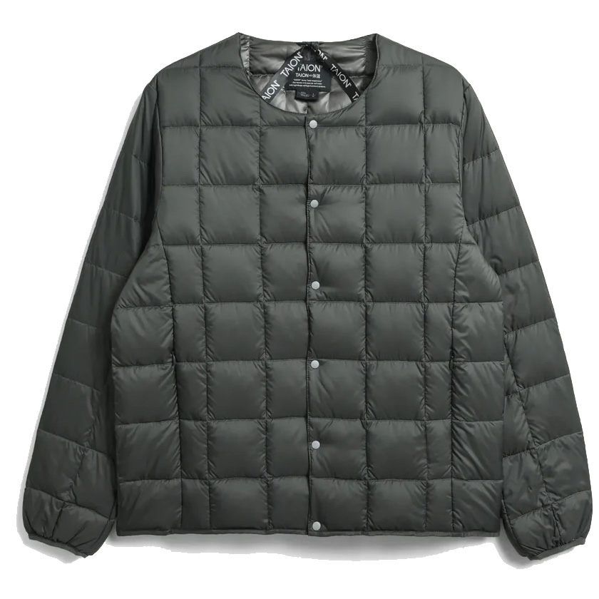 taion タイオン ベーシッククルーネック インナーダウンジャケット メンズ TAION-104 秋 冬 | TAION | 05