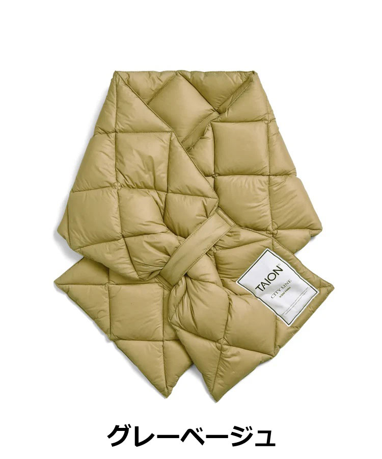 TAION タイオン インナーダウン シティ ダウンマフラー メンズ レディース TAION-201CI2 |  | 01