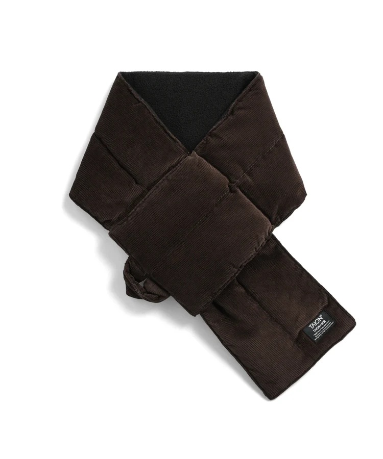 TAION ワーク コーデュロイ×ダウンマフラー 201WK-CT 軽量 防寒 首元あったか ユニセックス | TAION | 04