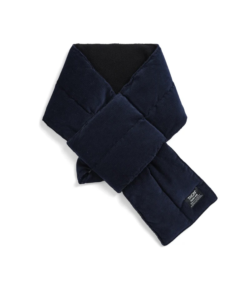 TAION ワーク コーデュロイ×ダウンマフラー 201WK-CT 軽量 防寒 首元あったか ユニセックス | TAION | 03