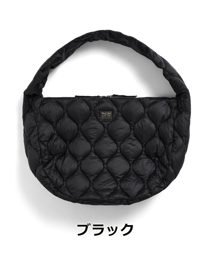 TAION ミリタリー バナナショルダー ダウンバッグ Lサイズ BBG02ALSML-1-L 軽量 撥水 防寒 メンズ レディース ユニセックス | TAION | 01