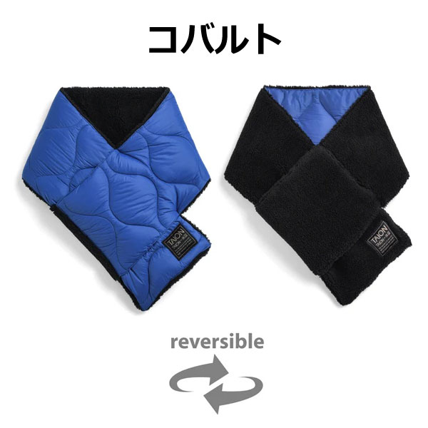 タイオン TAION ダウンマフラー リバーシブル ダウンマフラー ソフトシェル TAION-R201ALSML | TAION | 14