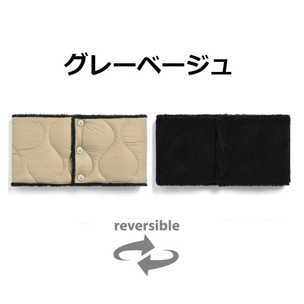 TAION ミリタリー リバーシブル ダウンネックウォーマー-ソフトシェル TAION-R203ALSML-1 | TAION | 02