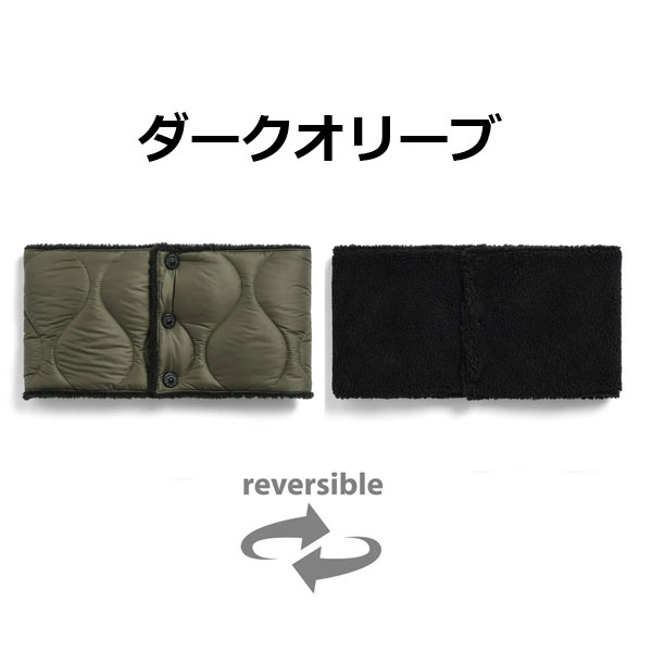 TAION ミリタリー リバーシブル ダウンネックウォーマー-ソフトシェル TAION-R203ALSML-1 | TAION | 10