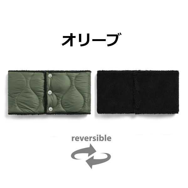 TAION ミリタリー リバーシブル ダウンネックウォーマー-ソフトシェル TAION-R203ALSML-1 | TAION | 08