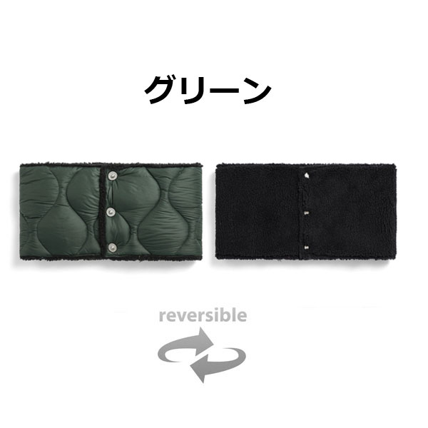 TAION ミリタリー リバーシブル ダウンネックウォーマー-ソフトシェル TAION-R203ALSML-1 | TAION | 05