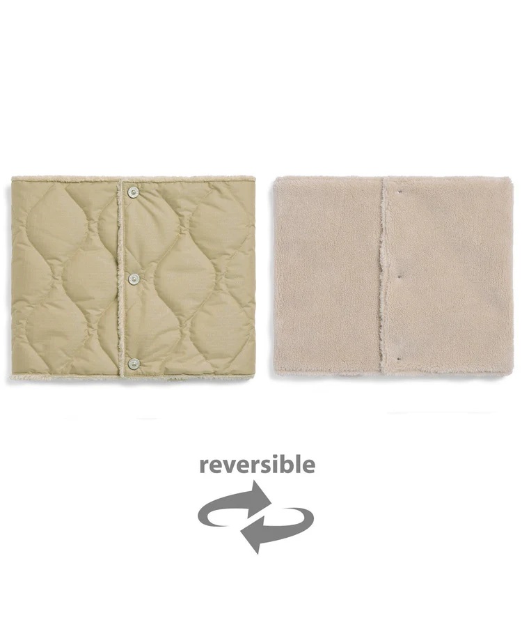 TAION タイオン インナーダウン ミリタリー リバーシブル ダウンネックウォーマー TAION-R203ML-1 | TAION | 06