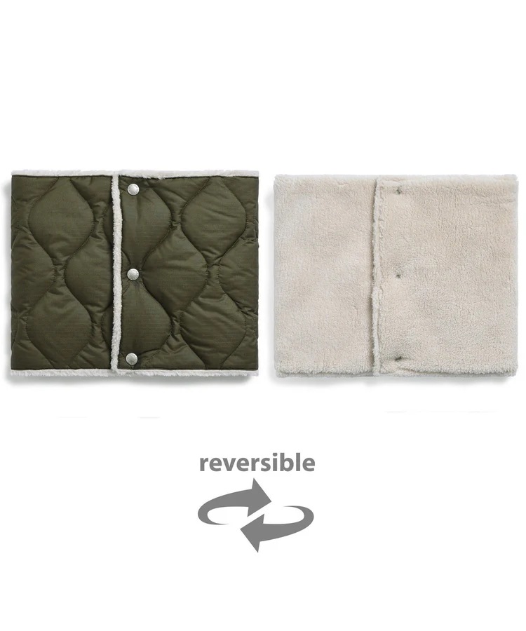 TAION タイオン インナーダウン ミリタリー リバーシブル ダウンネックウォーマー TAION-R203ML-1 | TAION | 04