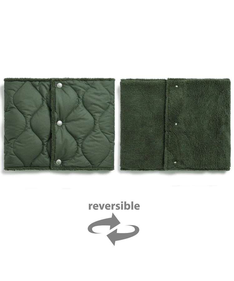 TAION タイオン インナーダウン ミリタリー リバーシブル ダウンネックウォーマー TAION-R203ML-1 | TAION | 02