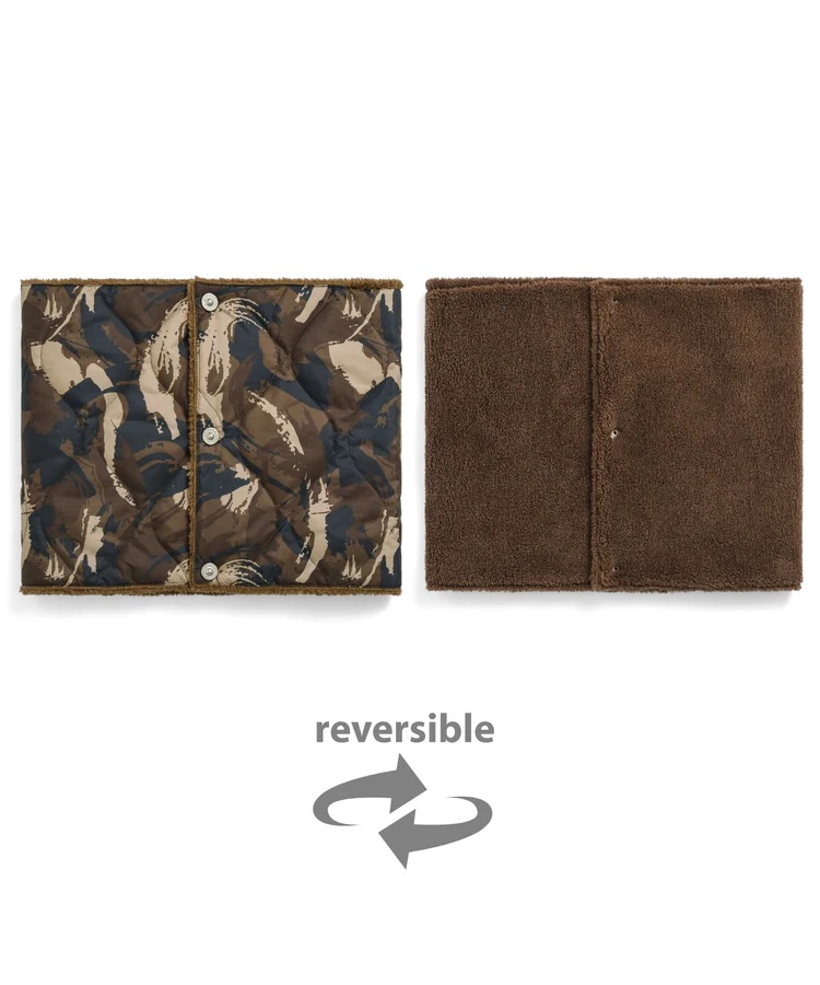 TAION タイオン インナーダウン ミリタリー リバーシブル ダウンネックウォーマー TAION-R203ML-1 | TAION | 10