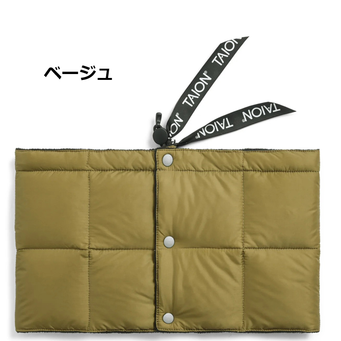 ネックウォーマー メンズ ボタン TAION タイオン インナーダウン ベーシック ダウンネックウォーマー TAION-203A | TAION | 02