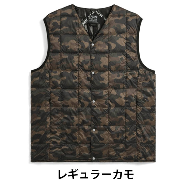 新品 TAION × ラッセルノ インナー ダウンベスト ブラック カモ 2XL 新品 TAION × ラッセルノ インナー ダウンベスト ブラック カモ 2XL