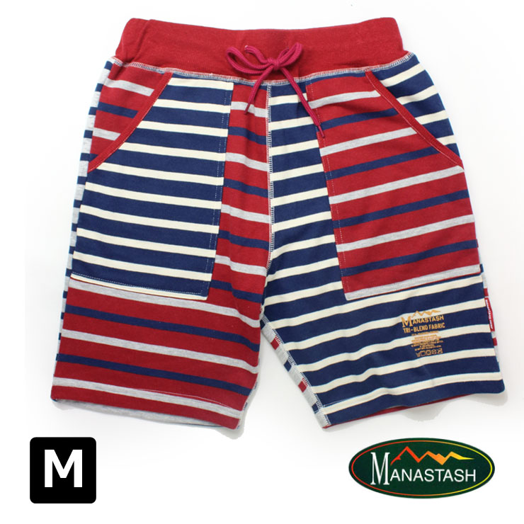 スウェット ハーフパンツ メンズ マナスタッシュ Manastash ショーツ クレイジー (23)  7146027 | MANASTASH | 01