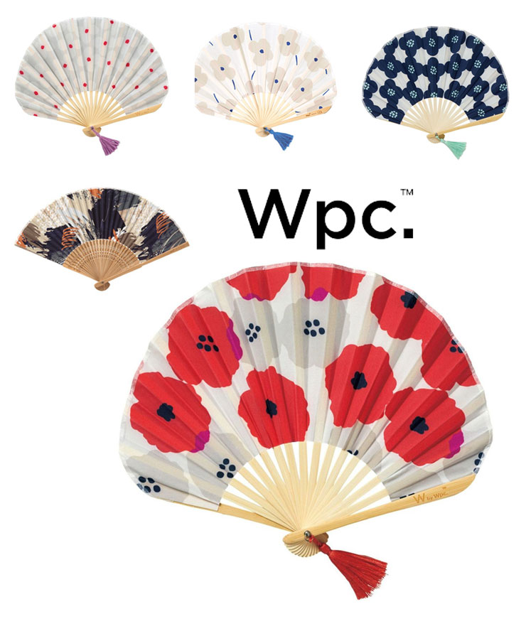 Wpc. ギフトボックス付き 扇子 W084 レディース 熱中症対策 浴衣 夏 祭りプレゼント おしゃれ 可愛い メンズ