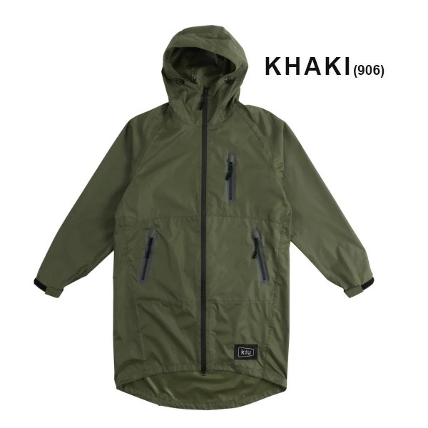 フェス ポンチョ メンズ kiu レインコート キウ RAIN JIP UP ジップアップ ブルゾン レインポンチョ K116 キャンプ | KiU | 01
