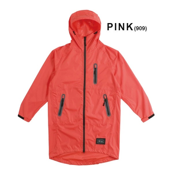 フェス ポンチョ メンズ kiu レインコート キウ RAIN JIP UP ジップアップ ブルゾン レインポンチョ K116 キャンプ | KiU | 04