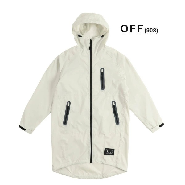 フェス ポンチョ メンズ kiu レインコート キウ RAIN JIP UP ジップアップ ブルゾン レインポンチョ K116 キャンプ | KiU | 03