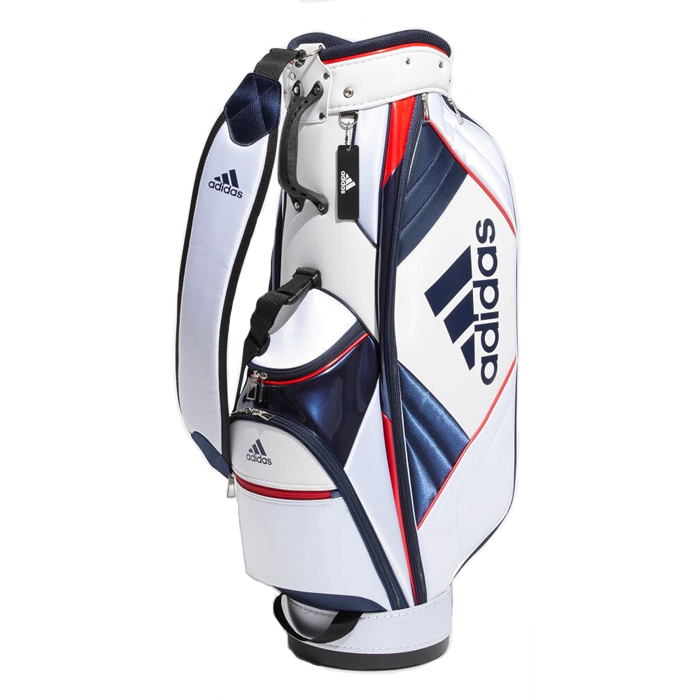 アディダス　キャディバック　MBF64CB サイズ9 ホワイト adidas 【在庫限り】adidas Golf 22/23 AD MBF64 CB