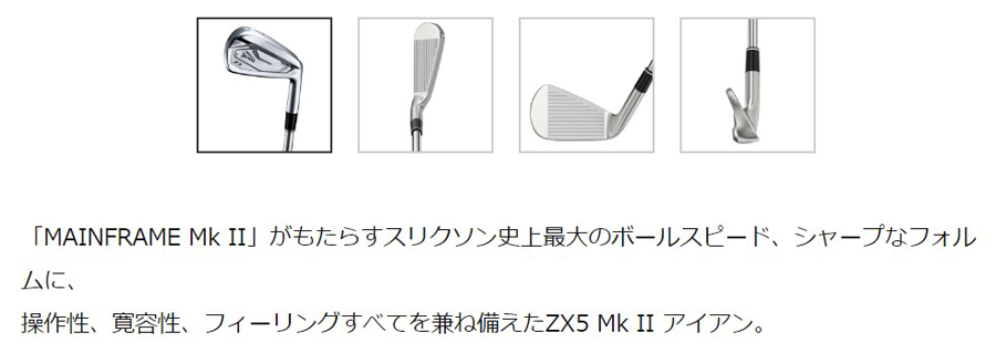 DUNLOP SRIXON ZX5 Mk II IRON SteelFiber i CUSTOM / スリクソン ZX5