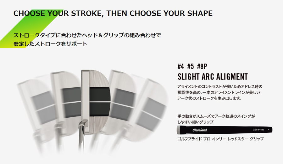 Cleveland Golf HB SOFT MILLED PUTTER ＃8P / クリーブランド