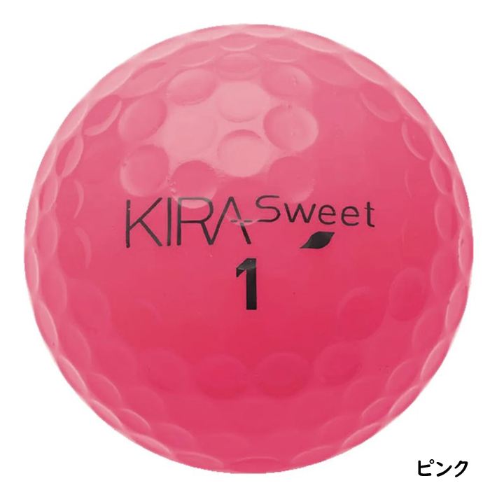 kasco KIRA Sweet BALL LADIES / キャスコ キラスウィート レディス ボール 1ダース(12個入り) KIRAキャラ  フルキャラ レディース