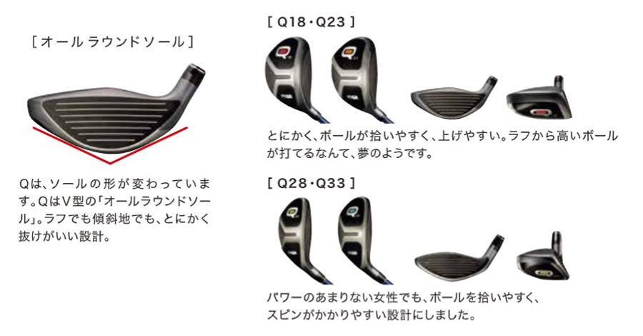 Q（PRGR） PRGR Q FW LADIES / プロギア キュー Q18 Q23 レディス