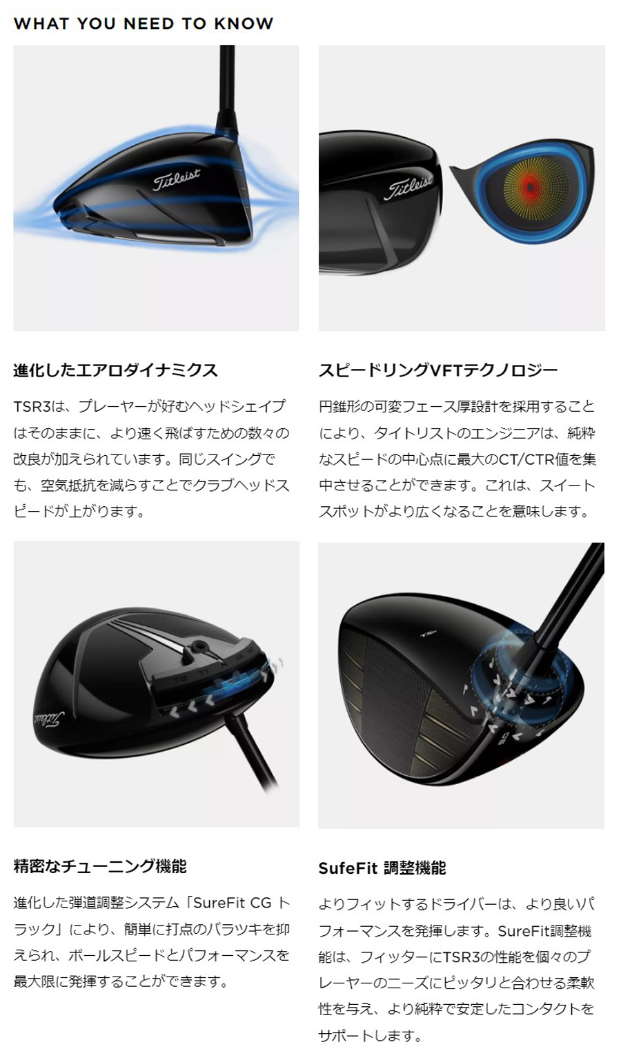 Titleist TSR3 DRIVER / タイトリスト ドライバー 2022年モデル