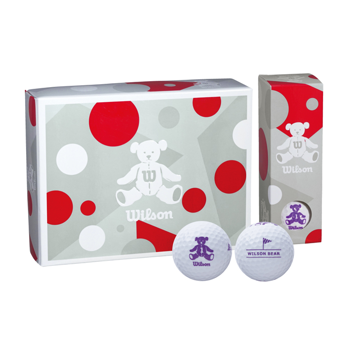 WILSON BEAR Wilson Bear 4 LADIES GOLF BALLS / ウイルソン ベア