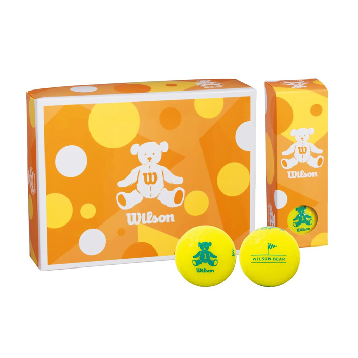 WILSON BEAR Wilson Bear 4 LADIES GOLF BALLS / ウイルソン ベア